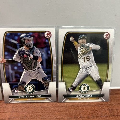 Oakland A’s Lot(6) 2023 Bowman Prospects Colby Thomas +Zack Gelof+4