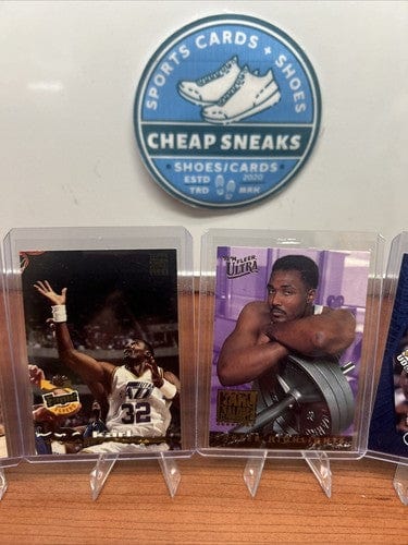 Karl Malone HOF Utah Jazz 6 Card Lot 93-94 Fleer Ultra, 98 Upper Deck