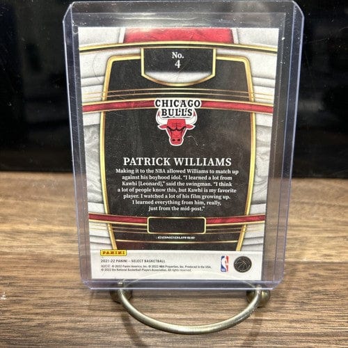 2021-22 Panini Select Patrick Williams #4 Chicago Bulls Concourse Leve