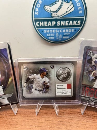 Seitan Suzuki RC 2022 Bowman Platinum Lot Renowned Rks,Minted In Merri