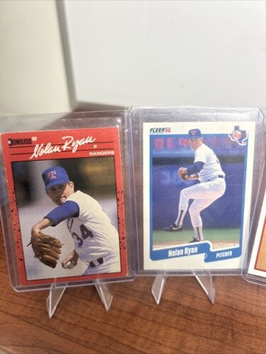 Nolan Ryan Lot 1990 Upper Deck Baseball Hero’s /1990 Donruss/Score/2