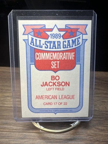3 Card Lot Of Bo Jackson 88 And 89 Topps