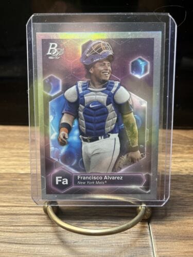 Francisco Alvarez 2022 Bowman Platinum Precious Elements Prospect Card