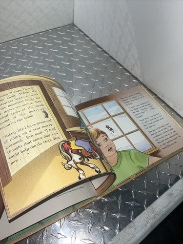 Vintage Kids Book Lot(2)Gilbert Beers Magic Merry-Go-Round, Red Balloo