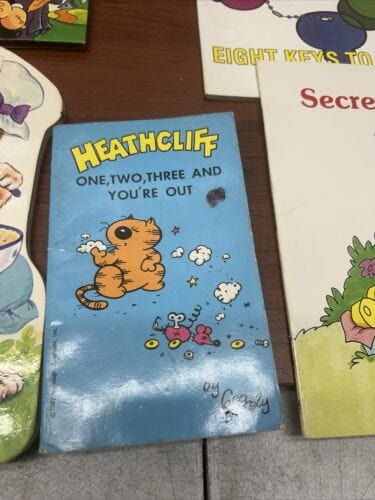 Children Book Lot Of 7 Black Beauty, Nursery Rhymes, Popeye,Heathcliff
