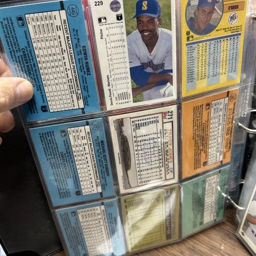 Seattle Mariner 54 Card Lot No Duplicates Years 87-91 All Brands Some