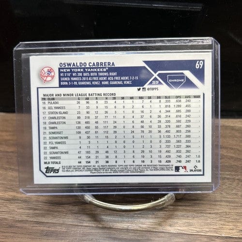 2023 Topps Chrome Oswaldo Cabrera (RC) #69