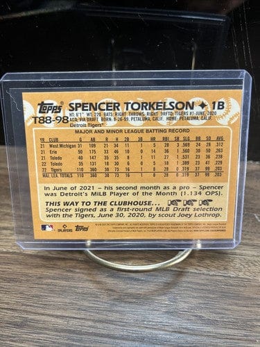 Spencer Torkelson 1988 35th Anniversary 2023 Topps Series 1 Card #99 T