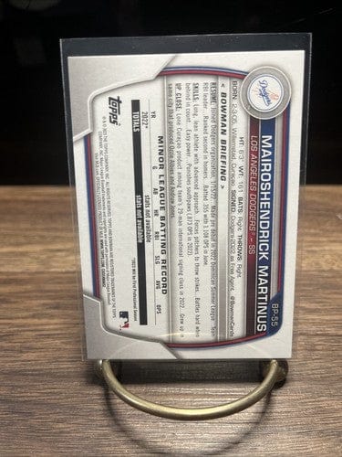 2023 Bowman 1st Edition Mairoshendrick Martinus #BPPF-55 1st Bowman LA