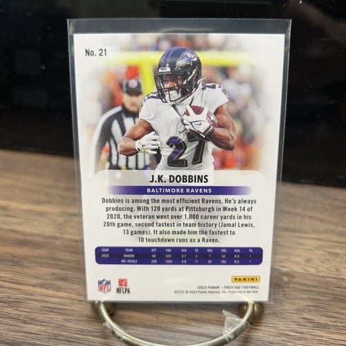 2023 Panini Prestige J.K. Dobbins Base Baltimore Ravens