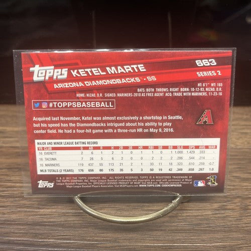 2017 Topps Series 2 Rainbow Foil Ketel Marte