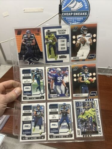 Seattle Seahawks 9 Card NFL Lot 2023 Optic,Zenith,Contenders