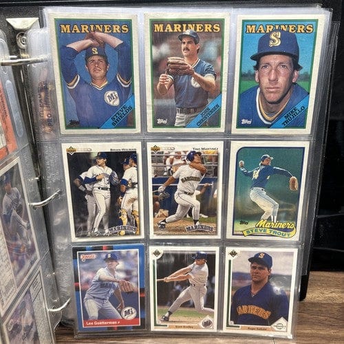 Seattle Mariner 54 Card Lot No Duplicates Years 87-91 All Brands Some