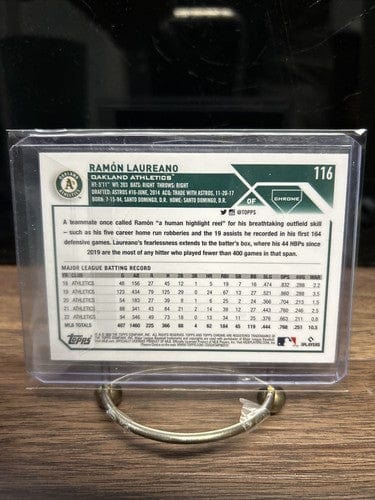 RAMON LAUREANO 2023 Topps Chrome #116 PRISM REFRACTOR Oakland Athletic