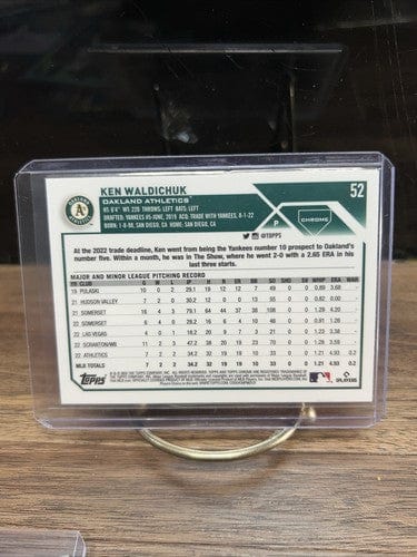 2023 Topps Chrome Ken Waldichuk (RC) #52