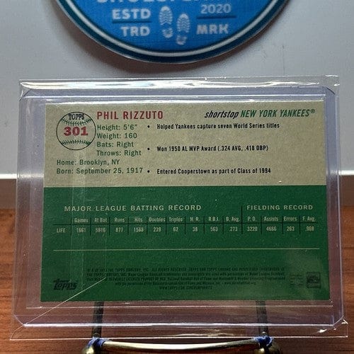 Phil Rizzuto 2023 Topps Chrome Platinum Anniversary Prizm Refractor Ya