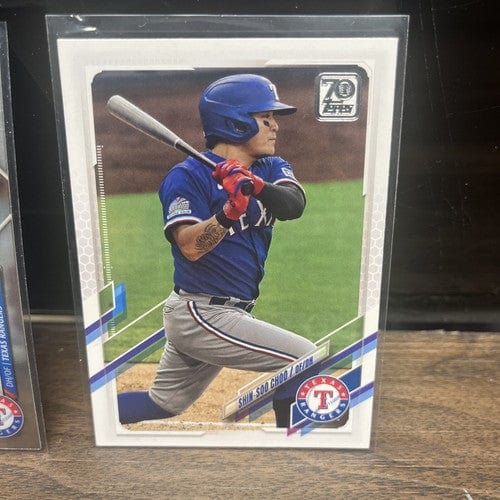 Shin-Soo Choi T SAS Rangersn2 Card Lot 2020 Topps Chrome +2021 Series