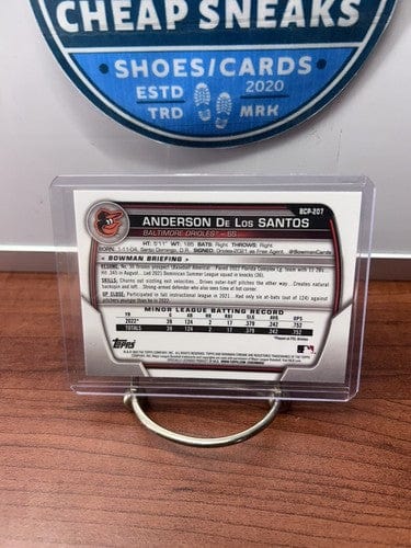 Anderson De Los Santos 2023 Bowman 1st Chrome Mega Box RefractorOriole