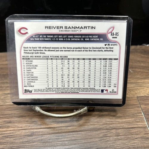 K145,488 - 2022 Topps Chrome Rookie Autographs #RARS Reiver Sanmartin