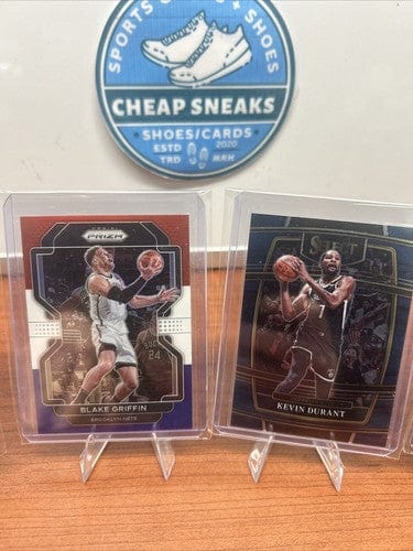 Brooklyn Nets NBA Lot (5) 2022 Panini Select/Prizm Durant, Harden,Grif