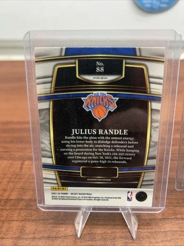 2021-22 Panini Select Blue Prizm Julius Randle #88 New York Knicks+ Bo