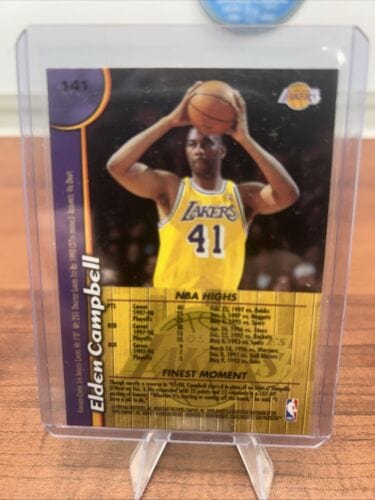 1998-99 Finest Refractors Los Angeles Lakers Basketball Card #141 Elde