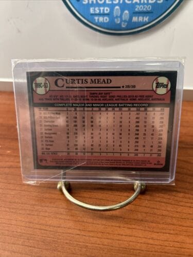 2024 Topps Series 1 Curtis Mead Silver Pack Mojo Refractor RC #T89C-53