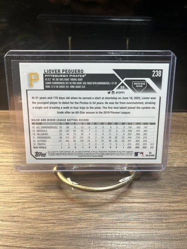 Liover Peguero 2023 Topps Series 1 #238 Rookie Base