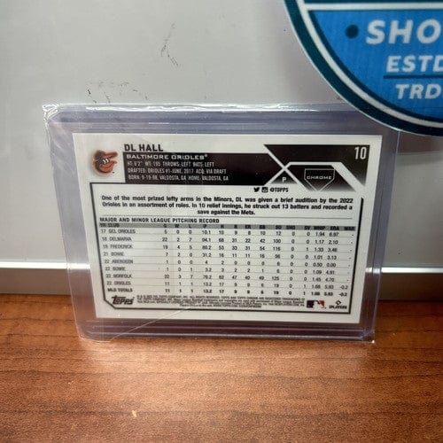 Dl Hall 2023 Topps Chrome Blue Logofractor Lot(2) /150+ Base Logofract