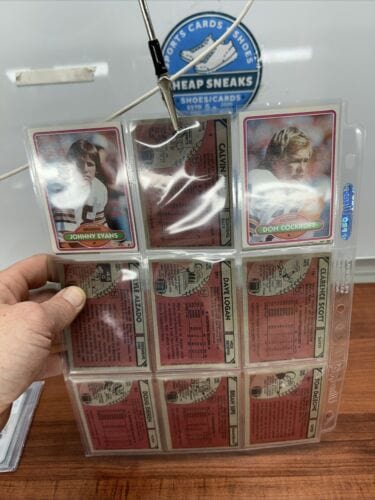 Cleveland Browns 11 Card NFL Lot 1980 Topps Football EX Brian Sipe, C