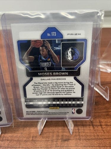 Dallas Mavericks Lot Luka Doncic,Reggie Bullock, Moses Brown 22 Prizm