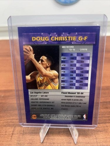 1994-95 Finest #133 Doug Christie Los Angeles Lakers