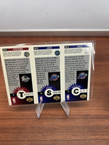 1996 Upper Deck Collector Choice Minis 3 In One Card Lot Of 5 Has 15 T