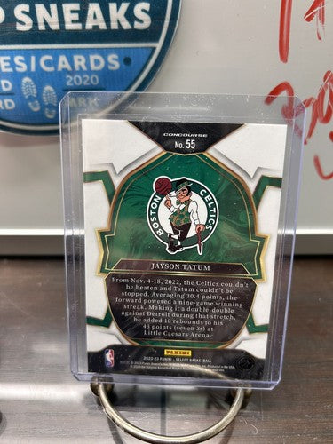 2022-23 Panini Select Blue #55 Concourse Jayson Tatum Boston Celtics