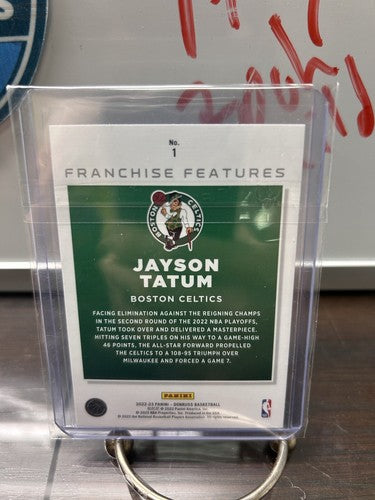 2022 Donruss "Franchise Features" Jayson Tatum #1, Boston Celtics
