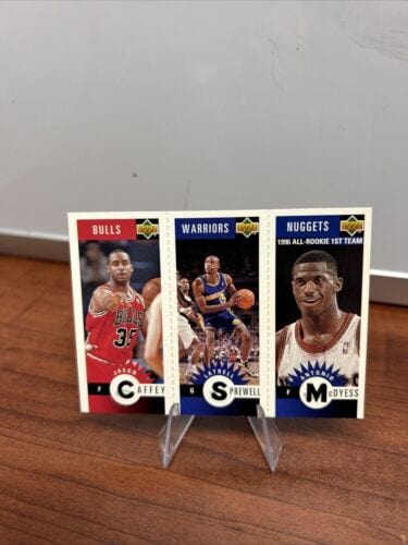 1996 Upper Deck Mini Cards 3 in1 (X4) “12 Mini’s Total” M.Finley