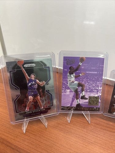 Utah Jazz HOF Lot Karl Malone, John Stockton 93-94/94-95 Fleer Ultra 2