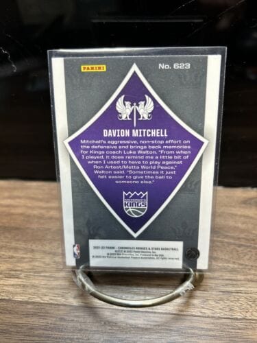Davion Mitchell 2021-22 Panini Chronicles Crusade Sacramento Kings Roo