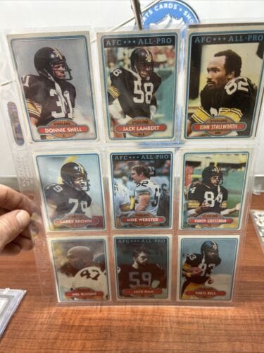 Pittsburgh Steelers 28 Card NFL Lot 2023 Optic,Zenith,Contenders 1980