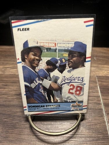 1988 Fleer George Bell/Pedro Guerrero #623 Jays Dodgers +Guerro #514 2