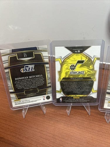 Utah Jazz Lot Basketball (5) Karl Malone, Mitchell,Gobert,Agbaji,Bogda