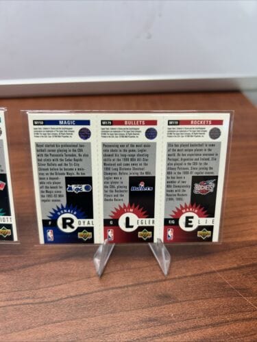 1996 Upper Deck Collector Choice Minis 3 In One Card Lot Of 5 Has 15 T