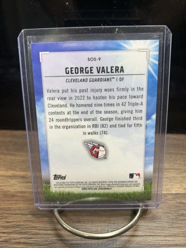 George Valera Rookie 2023 Bowman Chrome #SOS-9 Sights on September Gua