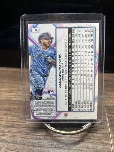 2023 Topps Cosmic Chrome ALEJANDRO KIRK Nucleus Refractor #194 Toronto