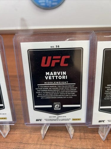 2022 Panini Donruss Optic UFC Blue Vel Prizm Anthony Smith,Jose Aldo,