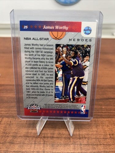 1992-93 Upper Deck All-Star Weekend Lakers Basketball Card #25 James W