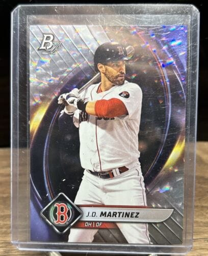 2022 Bowman Platinum Ice Foilboard J.D. Martinez Boston Red Sox Baseba