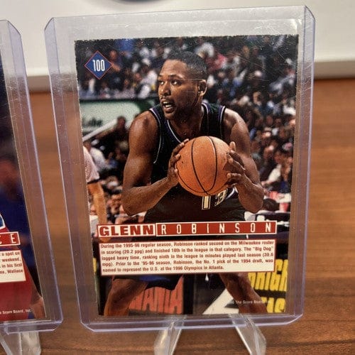 1996 Score Board (Basketball Greats) Glenn Robinson #100 + Rasheed Wal