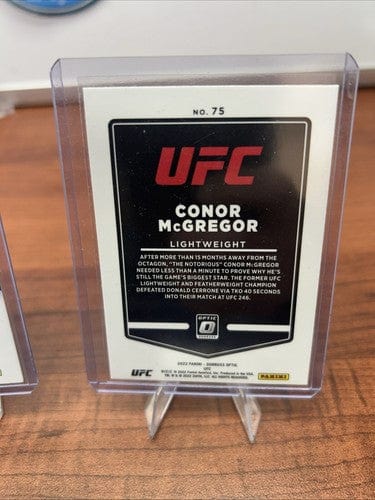 Conor McGregor 2022 Panini Donruss Optic UFC - Star Gazing #6 +#75