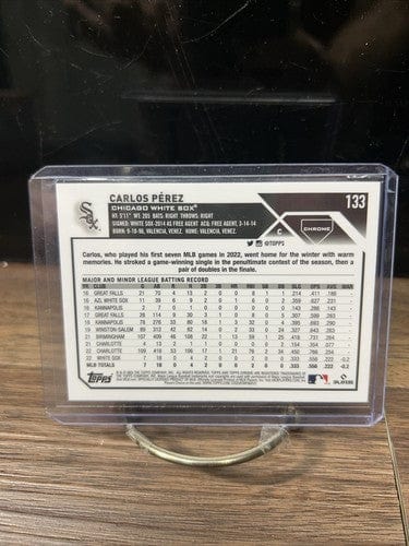 CARLOS PEREZ 2023 Topps Chrome X Fractor RC SP